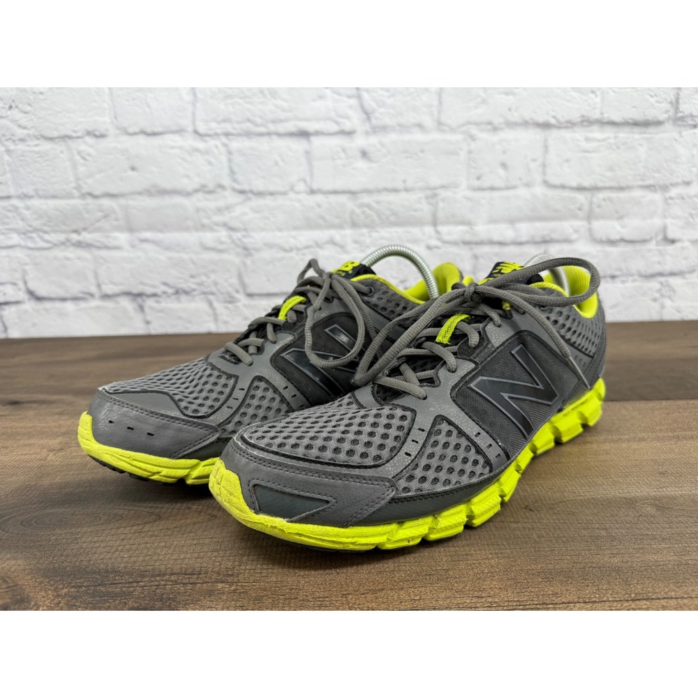 New Balance 750 V1 Running shoes M750LG Men Size 12D Gray Neon Sneakers Athletic